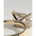 thumbnail image 2 of CAPRICARATS 3.00Ct Radiant East West Lab Grown Diamond Engagement Ring, Hidden Halo, 14K Yellow Gold, 2 of 6