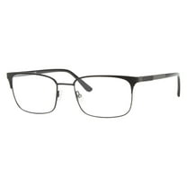 Claiborne 251 Full Rim Square Matte Black Eyeglasses