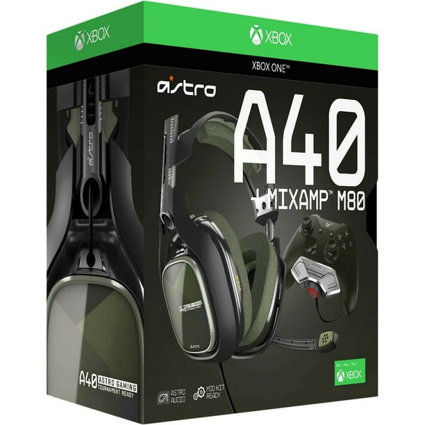 naaimachine Sentimenteel Agnes Gray Used ASTRO Gaming A40 TR Headset - Black/Olive - Xbox One - Walmart.com