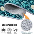 thumbnail image 5 of Round Area Rugs for Living Room 8x8ft Abstract Plants Flowers Washable Low Pile Circle Rugs, Non Slip Floor Carpet for Bedroom, Dining Room, Home Office, 5 of 5