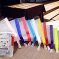 thumbnail image 4 of 100Pcs Reusable Mesh Soap Pouches With Colorful Ribbon Handle Designs for Bath Body Wash Storage and Grocery Shopping, 4 of 13