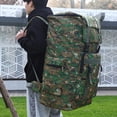 thumbnail image 4 of Wosthever Mochila al aire libre 120L Bolso de hombro de gran capacidad Mochila de mochilero de múltiples capas Mochila de poliéster plegable y Ropa Deportiva, Zapatos Negro, 4 of 6