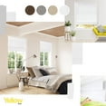 thumbnail image 4 of Yellow Blinds Cordless Light Filtering Roman Shade, Belgian Snow - 31"W X 64"H, 4 of 9