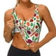 thumbnail image 3 of Fotbe Vegetables Sujetador Deportivo Largo sin Aros para Mujer con Almohadillas y Soporte Medio, Transpirable y Absorbente, Camiseta Tipo Chaleco o Tank Top-XX-Large, 3 of 8