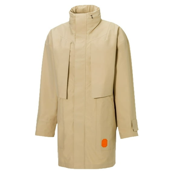 Puma X Pronounce Jacket Men's Water Resistant Coat (Large, Beige)