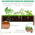 thumbnail image 3 of Wooden Vertical Raised Garden Bed, 5 Tier Garden Planters Raised Beds Freestanding Plant Stand Flower Rack Wooden Planter Box for Plants Herbs Flowers Vegetables Outdoor Indoor Gardening, 3 of 9