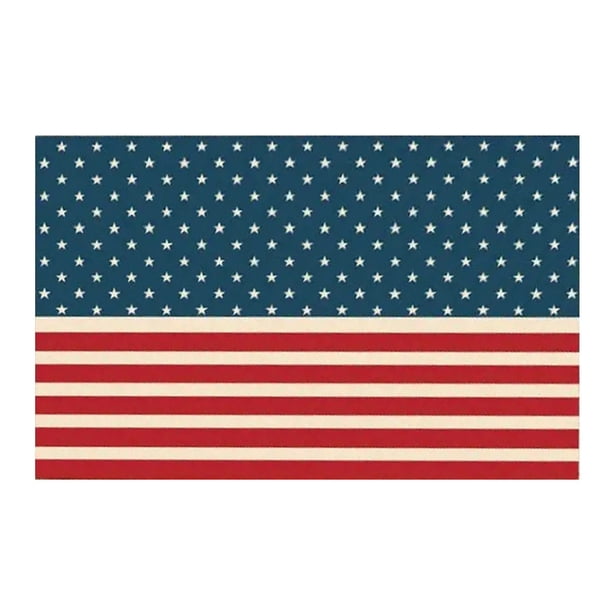 Sofa Vama Ropa de Cama Tapete para el Día de la Independencia con estampado de terciopelo de cristal y bandera, decoración navideña for Navideño