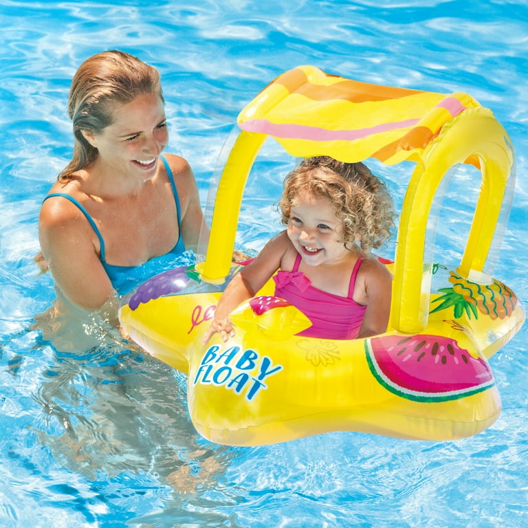 Intex pool float with hot sale canopy