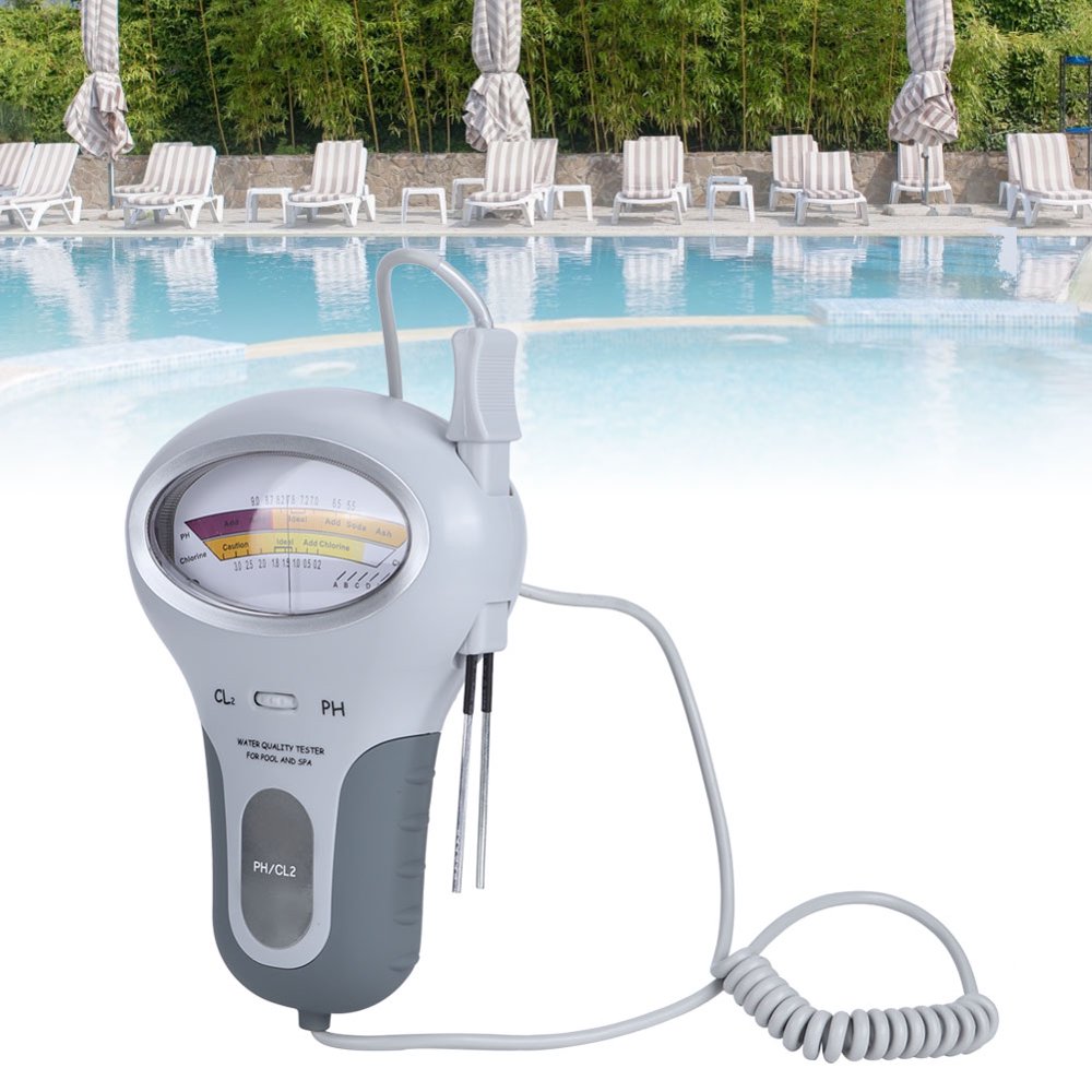 Tebru Swimming Pool Monitor,Portable Swimming Pool Water Tester