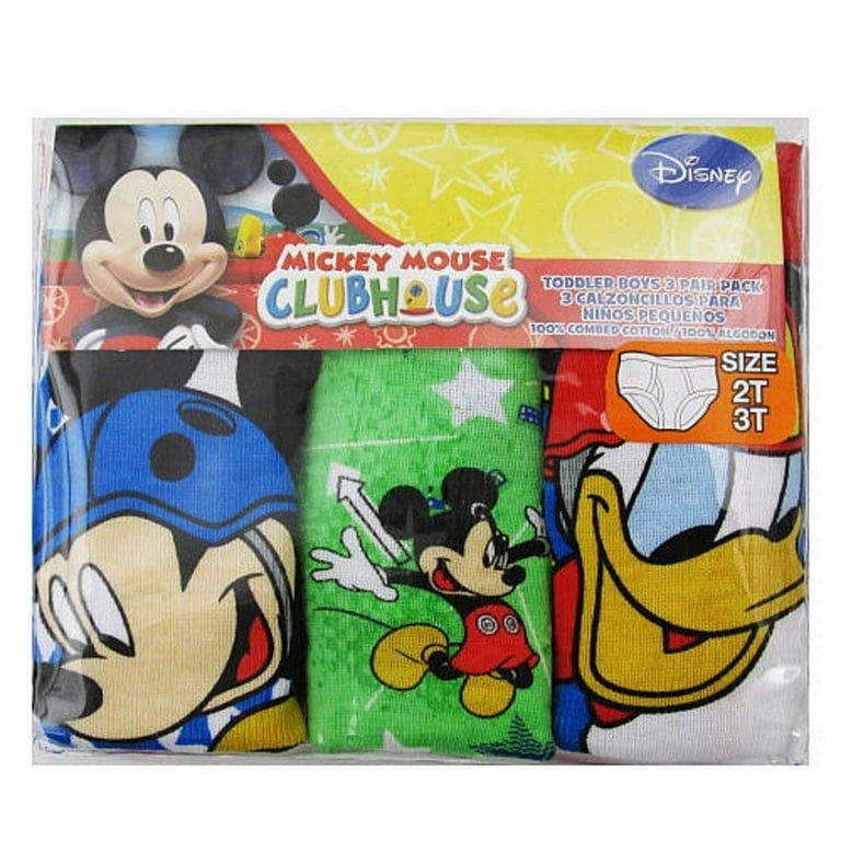 Disney Mickey Mouse Clubhouse Toddler Boys Briefs (2T-3T)