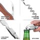 thumbnail image 3 of Professional Waiters Corkscrew Bottle Opener 3-in-1 Key Tool with Foil Cutter & Dual Hinge Fulcrum Waiters Corkscrew for Waiters & Bartenders, 3 of 5