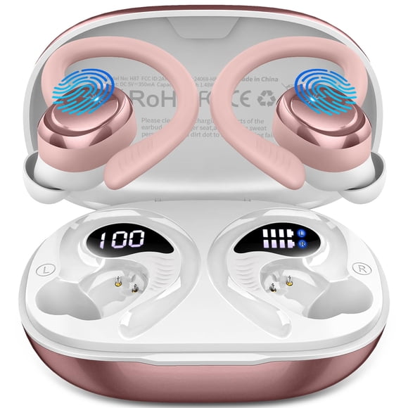 Auriculares inalámbricos Hupoaf Bluetooth 5.4, 50 h de batería, IP7