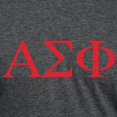 thumbnail image 3 of CafePress - Alpha Sigma Phi Greek Letters Cardinal T Shirt - Mens Tri-blend T-Shirt, 3 of 4