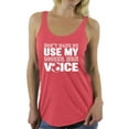thumbnail image 1 of Awkward Styles Women's Don't Make Me Use My Soccer Mom Voice Graphic Racerback Tank Tops White Mother's Day, 1 of 4