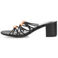 thumbnail image 2 of Journee Womens Kennadi Multi Strap Block Heel Sandals, 2 of 9