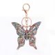 thumbnail image 1 of Accesorios de llavero de mariposa de cristal para mujeres y niñas Llavero de coche brillante Llavero con diamantes de imitación Colgante de bolso, 1 of 5