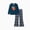 Blue Strawberry, variant on PatPat Girls Clothes 2 Piece Outfit Set Long Sleeve Strawberry Graphic Top Flare Pants Blue 7-8Y