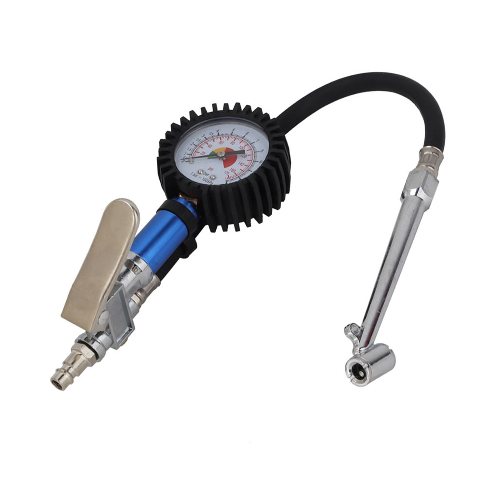 Tyre Inflator Air Tool Air Tool 12 Bar Self Clamping Tire Inflator With Air Pressure Gauge And Quick Air Connector Tyre Inflator Tire Wheel Tools Walmart