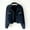 Black, variant on Inkach Women'S Fashion Casual Slim Pearl Single-Breasted Jacket Denim Jacket Short Coat