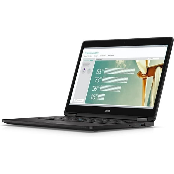 Restored Dell Latitude 7280 Laptop 12.5" Core i5-6200U - 256GB SSD 8GB RAM 1.9 GHz Win 10 Black