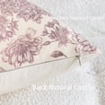 thumbnail image 2 of Floral Pillow Covers 20x20 Inch Set of 2 Brown Farmhouse Block Print Pillow Covers Decorative Throw Pillow Covers Vintage Neutral Accent Couch Pillows for Living Room Sofa Bed, 2 of 6