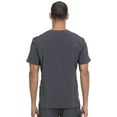 thumbnail image 4 of Dickies EDS Essentials Scrubs Top for Men V-Neck Plus Size DK645, 5XL, Pewter, 4 of 8