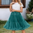 thumbnail image 2 of oqasdz Cloud Petticoat Underskirt for Princess Fashion Big Hexagonal Mesh Skirt Support with Soft Boneless Design Skirts for Women, 2 of 4