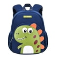thumbnail image 5 of Mochila escolar para guardería con diseño de sésamo y dinosaurio, con material antipérdida y para buceo, para niños y niñas, 5 of 5