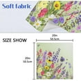 thumbnail image 7 of GZHJMY Colorful Garden Flowers Napkins Table Decorations Napkin Set for Gift Giving, Dining, Parties 20 x 20in, 7 of 7