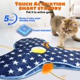 thumbnail image 2 of Juguete interactivo para gatos activado por movimiento Oxawo Chirping Feather, 2 of 7