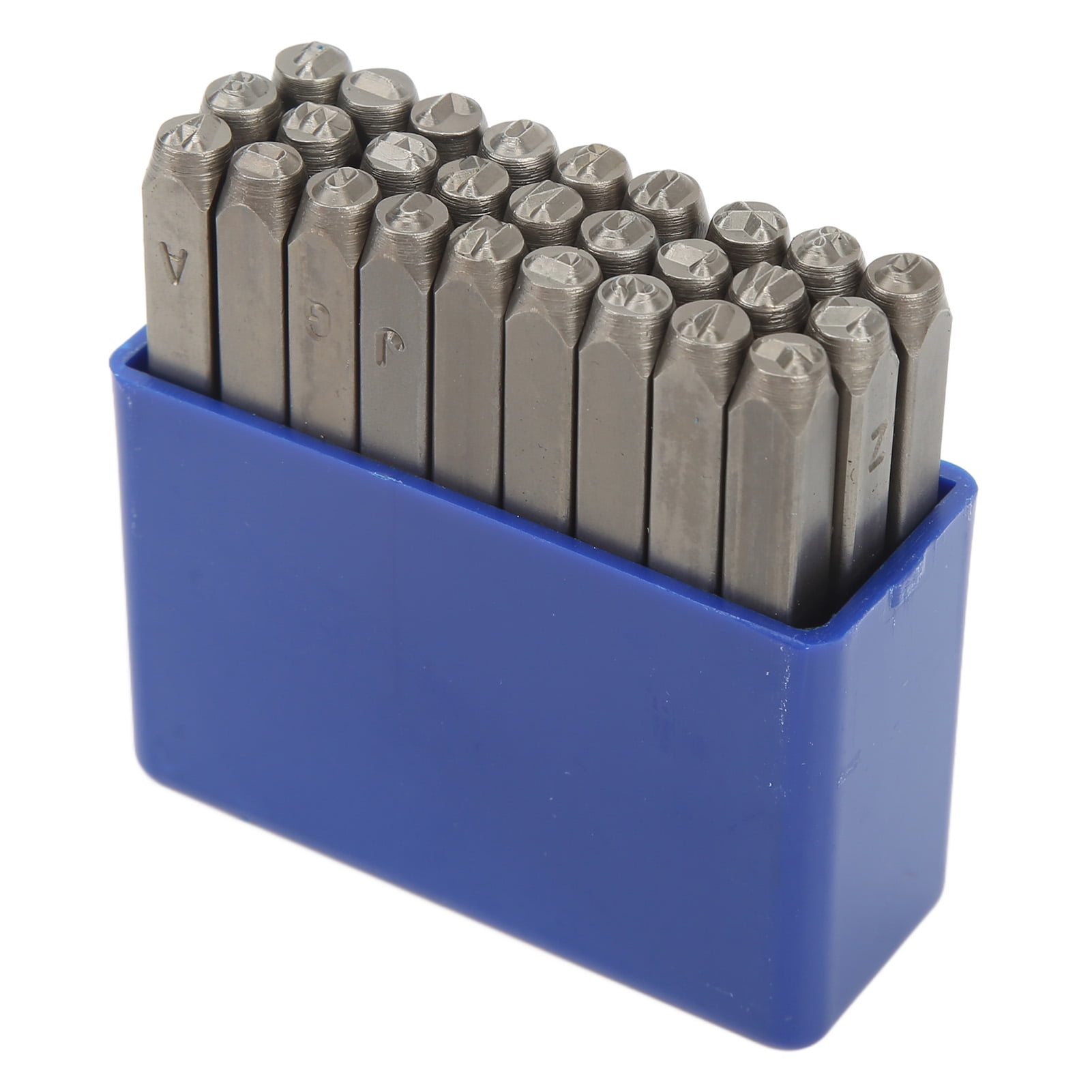 27 Pcs Metal Stamps,Steel Metal Stamps Set Wood Leather Steel Punch