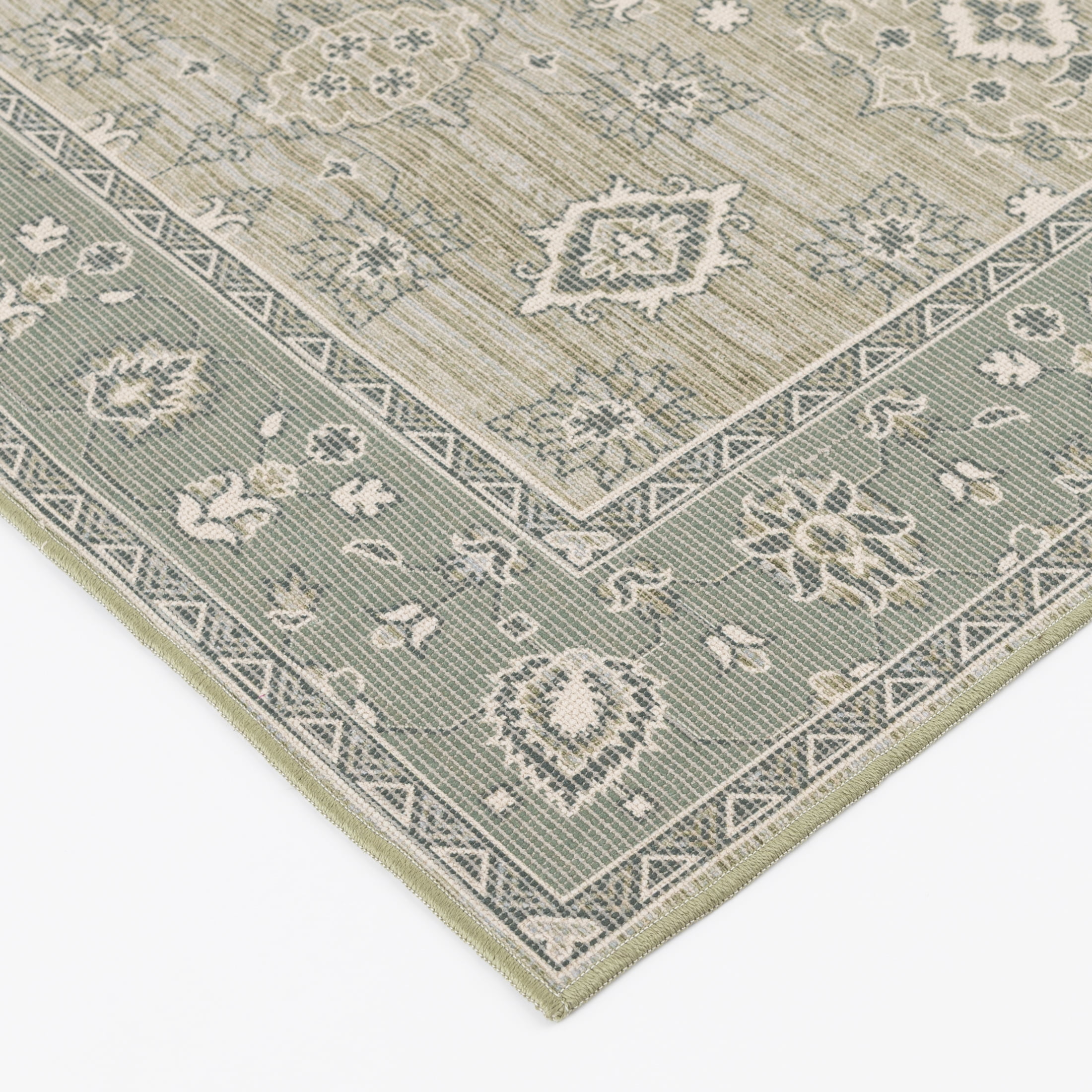 Better Homes & Gardens Green Lillian Dainty Persian Accent Rug, 30"x46"