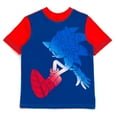 thumbnail image 4 of SEGA Sonic The Hedgehog UPF 50+ Rash Guard and Swim Trunks Outfit Set Little Kid to Big Kid, 4 of 5