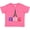 Hot Pink, variant on Inktastic France Eiffel Tower Flag in Text Boys or Girls Toddler T-Shirt