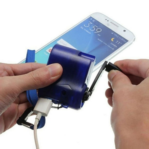 Portable Emergency Hand Crank Mobile Phone Generator Dynamo Manual USB