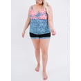 thumbnail image 4 of Purcoar Plus Size Tankini Women 2 Pieces Swimsuits with Shorts Flowy Bathing Suits, 4 of 7