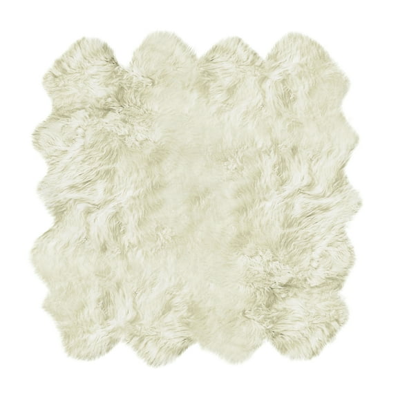 Zealand Sheepskin Octo Rug 7x6 100% Natural Soft Durable