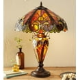 thumbnail image 2 of Plow & Hearth Tiffany Style Stained Glass Table Lamp, 2 of 2