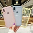 thumbnail image 4 of TIANLI for iPhone iPhone X/XS Case,Cute Silicone Case for iPhone X/XS, Shockproof Protective Phone Case for iPhone X/XS, Clear/Purple, 4 of 6