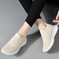 thumbnail image 6 of CPNG Walking Shoes for Women's Woven Orthopedic Breathable Soft Shoes Go Walking Slip On Foam Shoes Hands Slip in Sneakers Arch Support Lightweight and Comfortable Shoe, 6 of 8
