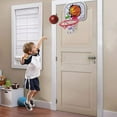 thumbnail image 5 of Hanmun Basketball Hoop Stand Set for Toddler 2 in 1 Portable Wall Basketball Hoop for Kids Ages 2-6, Adjustable Height Basketball with Ball & Net Indoor Outdoor Sports Play Game, 5 of 8