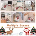thumbnail image 6 of Merry Christmas Kitchen Mat Set of 2 Cushioned Farmhouse Anti Fatigue Kitchen Rug Waterproof Non Slip Kitchen Mats and Rugs PVC Foam Comfort Rug Carpet for Christmas Holiday Decoration, 6 of 6