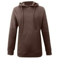 thumbnail image 1 of WEAIXIMIUNG Chandails en Molleton Tendance pour Femmes 2025 Mode Décontractée Couleur Unie Chandail à Capuchon Manches Longues, 1 of 5