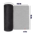 thumbnail image 2 of Black Plastic Wire Mesh Fence Roll, Plastic Chicken Wire Mesh, Plastic Garden Netting Fencing Barier for Poultry,Dog,Rabbit (0.4m x 3m), 2 of 6