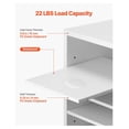 thumbnail image 3 of Literature Organizer 24 Compartments, White Wood Mailbox Sorter, 3 of 6