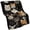 B, variant on Cat Pattern Throw Blanket, 70x100cm Cozy Polyester Lap Wrap for Couch, Bed and Travel