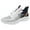 Dark Gray, variant on Durtebeua Men's Athletic Tennis Walking Sneakers for Men Sneaker White,11