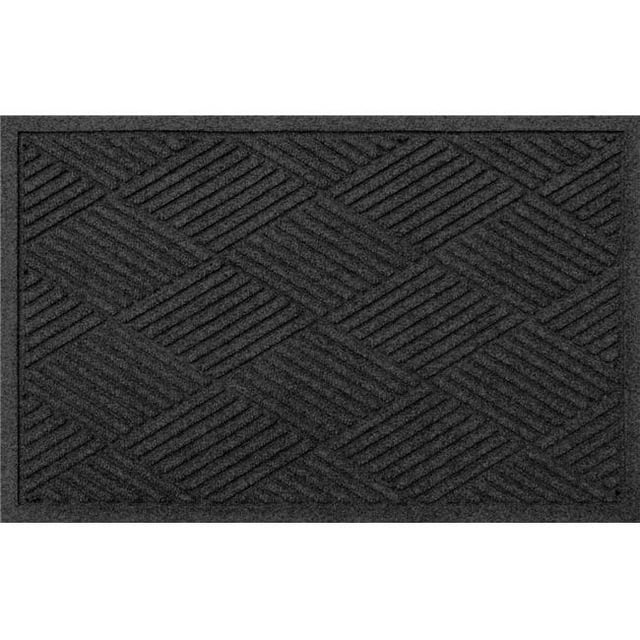 Aqua Shield 844540023 2 x 3 ft. Diamonds Doormat - Charcoal