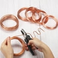 thumbnail image 4 of Uxcell 49 Feet Solid Bare Copper Wire 15 Gauge 99.9% Pure Copper Wire 1.8mm Soft Beading Wire, 4 of 6