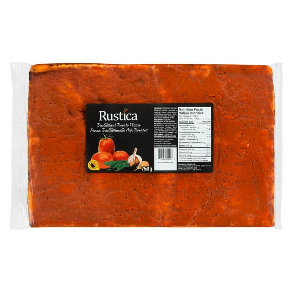 Pizza traditionnelle style boulangerie italienne aux tomates Rustica Pizza Tomate Italienne 750g